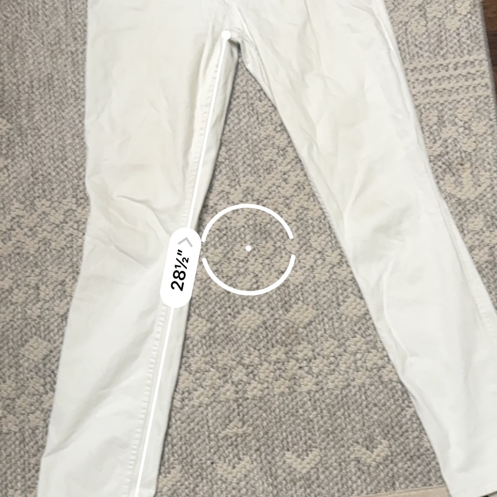 Anthropologie Level 99 White Skinny Jeans - Picture 8 of 9